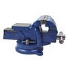 raseparter 5-Inch Bench Vises with Anvil Swivel Locking Base Table