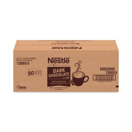 Nestle 70060CT 0.71 oz Hot Cocoa Mix Packet - Dark Chocolate (300/Carton) New