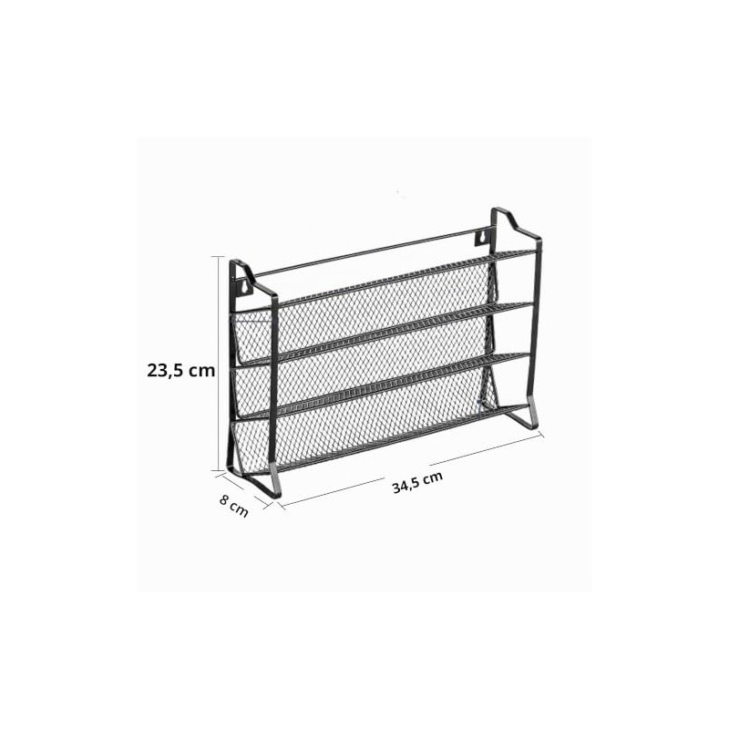 Spice Rack Standing & Wall Spice Organiser Kitchen Organiser with