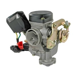 Carburettor Complete with Choke Suitable for Kymco, Baotian, Rex, Jack Fox, Nova Motor, SI Twowheel, Benzhou, Jinlun 139QMB QMA Membrane Carburettor