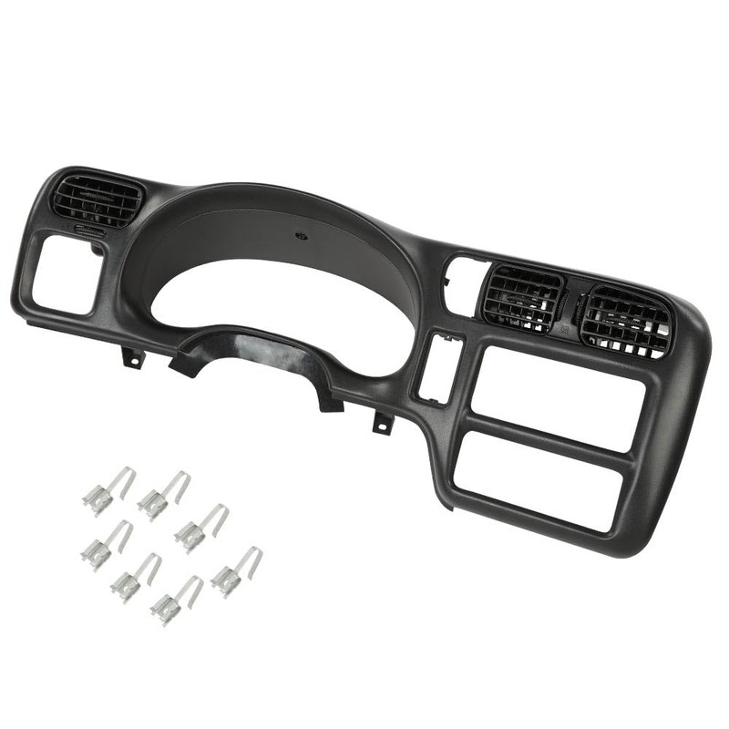 PIT66 Black Dash Bezel, Compatible with Chevy Blazer S10 GMC