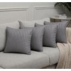 Cushion Covers 45 x 45 cm Set of 4 Microfibre