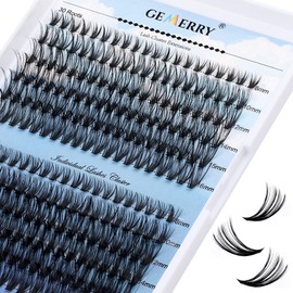 Lash Clusters D Curl 240 Pcs Individual Lashes 10D/20D/30D/40D Cluster Lashes Mixed Tray DIY Lash Extensions Long Eyelash Extension Eyelash Clusters Mink Cat Eye Lashes (30D+40D-0.07C, 8-16mm)