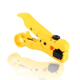 Coaxial Cable and Data Cable Stripping Tool, Coaxial Cable Stripper Stripping Tool for RG59 RG6 RG7 RG11 Cable Coax Coaxial Cable Wire Cutter for Electricians, DIY and Professionals
