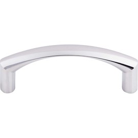 Top Knobs M1705 Nouveau Collection 3" Griggs Pull, Polished Chrome