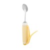 Oumefar Easy Grip Eating Aids Spoon, Disabled Utensil Stainless Steel