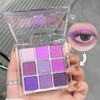 Paletas de Sombras de Ojos 9 Coloridas Profesionales Paletas de