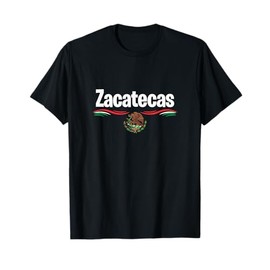 Zacatecas Mexico Flag Summer Jungle Temple Vacation Souvenir T-Shirt