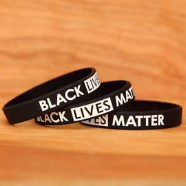 SayitBands 100 of Youth BLACK LIVES MATTER Wristband Bracelets