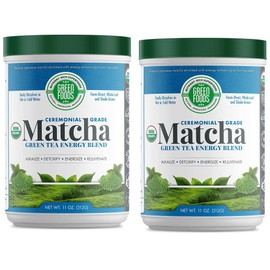 Green Foods Organic Matcha, 11oz (Pack of 2)