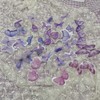 Kurimi Stickers Set of 40 Butterflies, Foil Stamping, Wrapping, Stylish,
