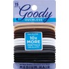 Goody WoMens Ouchless Braided Elastics, Java Bean, 15 Count