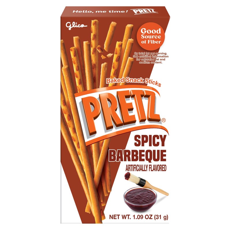 Glico Pretz Spicy Barbeque 1.09 oz (Pack of 10)