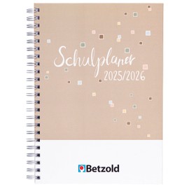 Betzold - Design School Planner, Ring Binder, DIN A4, Teacher's Calendar