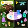 Seenelling 240 Pcs Mini Resin Animals Miniature Luminous Animals Ducks