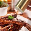 2Pcs Gold Spice Jar Stainless Steel Rustproof Screw Open Top