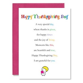 Clarabelle Cards - Happy Thanksgiving Day - Multipack of 5 Greetings Cards sold by Card Candy