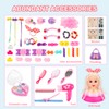 deAO Kids Hairdressing Makeup Doll Head, Makeup Hairdressing Doll Styling