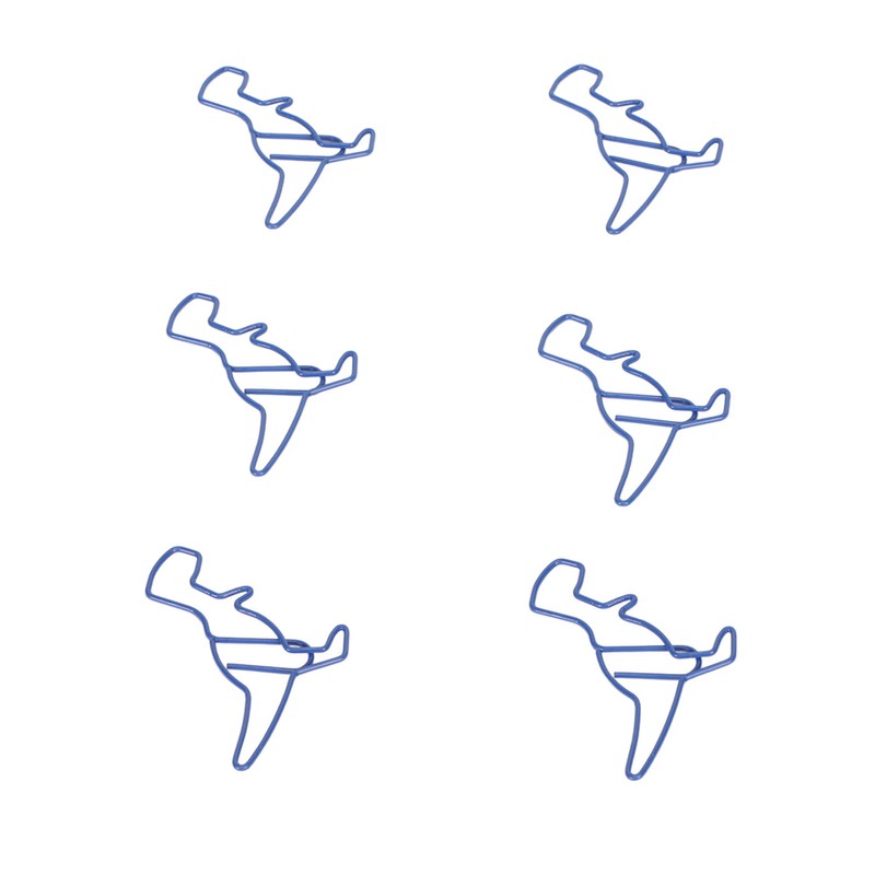 50pcs Paper Clips Strong Clamping Power Electroplating Process Colorfast Paperclips