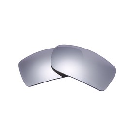 NicelyFit Polarized Replacement Lenses for Oakley Gascan Sunglasses (Titanium Mirror)