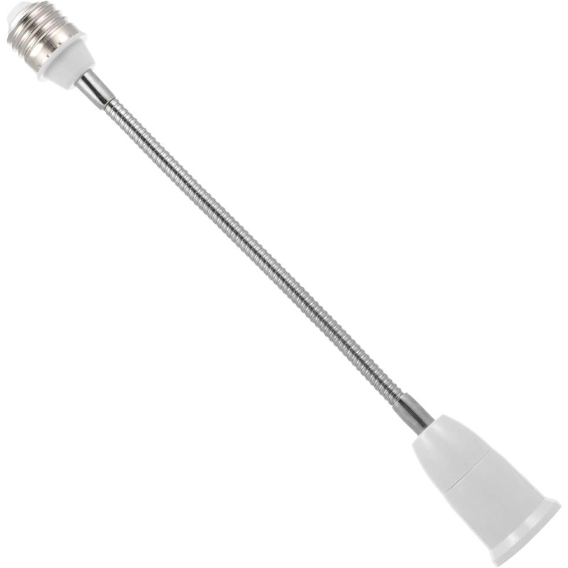 E27 Flexible Light Socket Extender/Adjustable Bulb Extender for Home Light