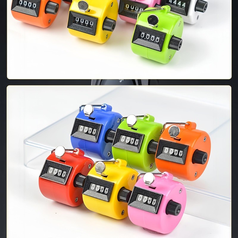 4-Digit Clicker Counter,Handheld Counter Hand Mechanical Counters Clickers,Golf Counter Clicker,People