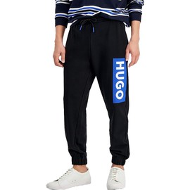 HUGO, Block Logo Cotton Sweatpant Joggers, Black Pepper, Large