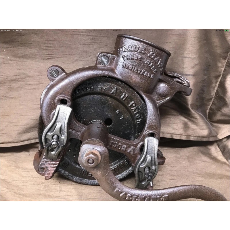Cast Iron Black Hawk Corn Sheller Mounting Bracket Clamps