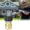 Wjelet 14mm Inner Dia Pressure Washer Adapter M22 Male to