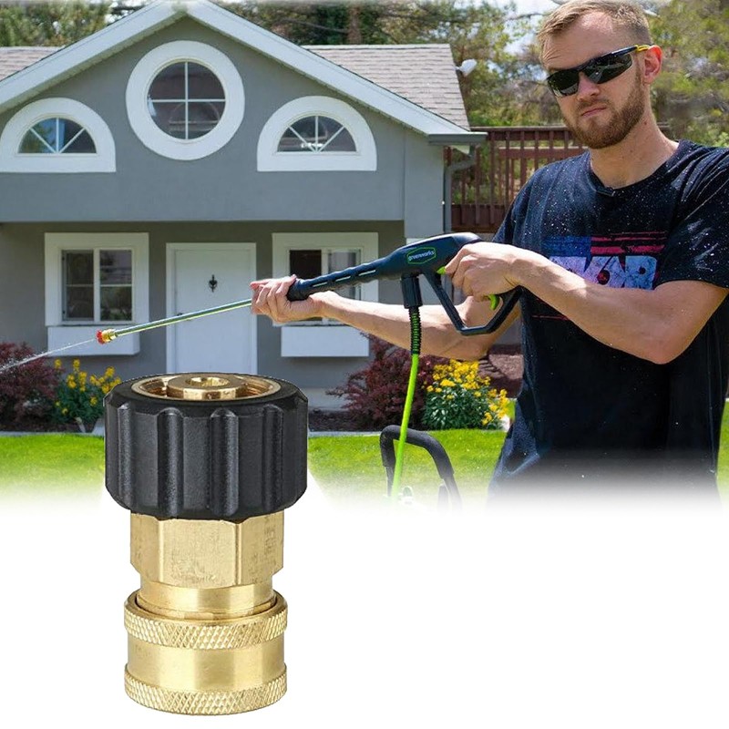 Wjelet 14mm Inner Dia Pressure Washer Adapter M22 Male to
