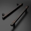 Amerdeco 10 Pack Oil Rubbed Bronze Kitchen Cabinet Pulls 5
