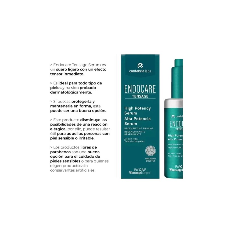 Serum Alta Potencia Para Piel Normal Endocare Tensage 30ml