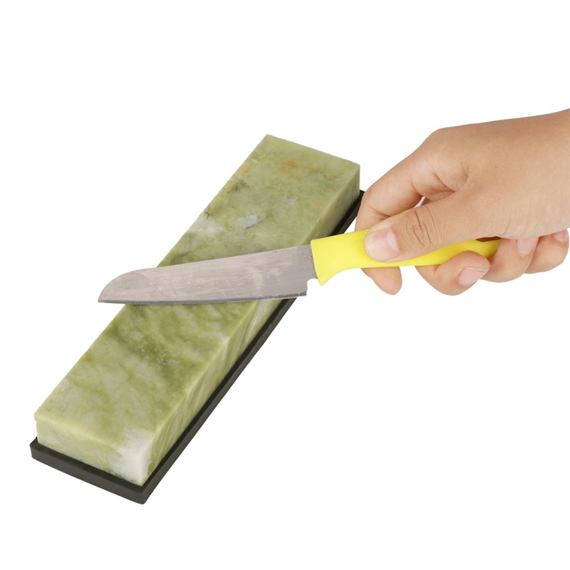 Natural Emerald Knife Sharpening Stone 10000 Grit Fine Whetstone Grindstone