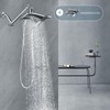BRIGHT SHOWERS Brass Shower Head Extension Arm for Rain and