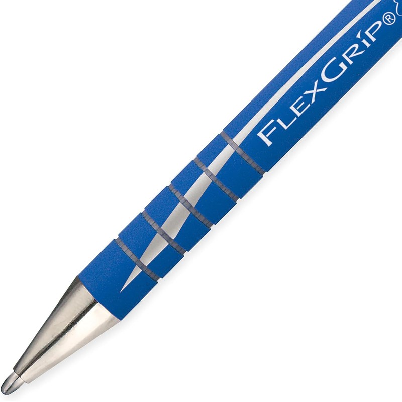 6 x Paper Mate Flexgrip Elite Retractable Ballpoint Pens |
