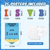 Ctosree 25 Pieces Invisible Math Posters Classroom Decorations Educational Bulletin