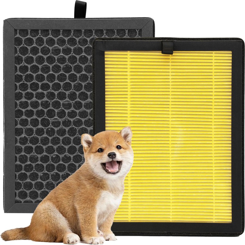 WOCASE 2 Packs ClearAir-A5 Pet Filter Compatible with Vewior ClearAir-A5
