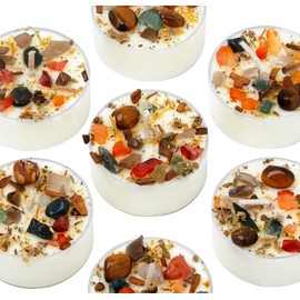 Mabon Candle by New Moon Beginnings - Fall Scented Candles - Herb & Crystal Candles - Soy Candle - Autumn Fall Candles