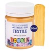 Nevskaya Palitra Gold Acrylic Colours for Textile Decola in Plastic