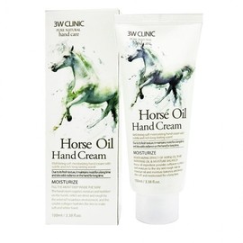 3W Clinic Horse Oil Hand Cream 100ml 10ea