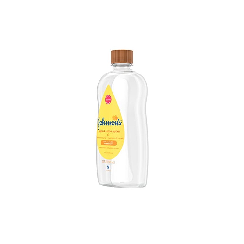Aceite de bebé Johnson's con karité y manteca de cacao,