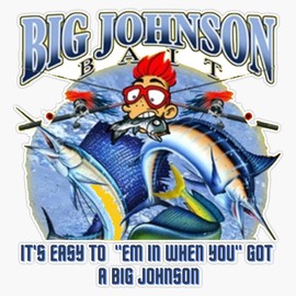 Big Johnson Sticker Bumper Sticker Vinyl Decal 5"