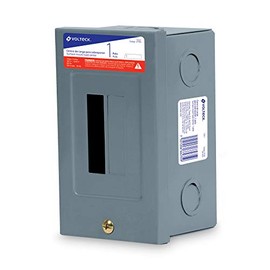 Volteck CCS-1, Centro de carga de sobreponer, 1 polo, Volteck