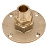 HomeFlex 11-464-005 1/2-Inch Brass Corrugated Stainless Steel Tubing x MIPT