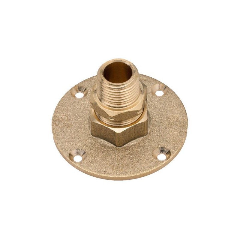 HomeFlex 11-464-005 1/2-Inch Brass Corrugated Stainless Steel Tubing x MIPT