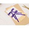 Purple Satin Ribbon 1/4 inch X Continuous 25 Yards, Single