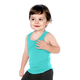 Kavio! Unisex Infants Beater Tank (Same I2Y0514) Caribbean Blue 24M