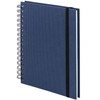 Rössler Soho A5 Wiro Bound Notebook with Plain Paper/Elasticated Closure