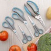 Asdirne Scissors, Kitchen Scissors with Sharp Stainless Steel Blades and