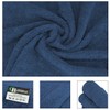 CASABELLA Premium Quality 12 R-Blue Face Towels (30x30CM) Highly Absorbent